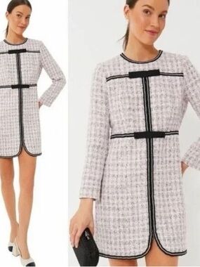 Pomander Place Brigitta Tweed Shift Dress - size small - NWT
